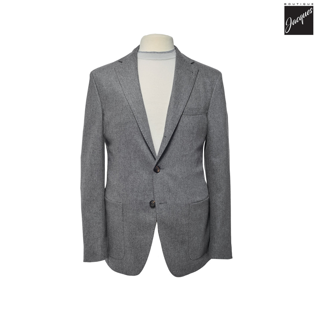 Gray Wool-Cashmere Stretch Contemporary Sport Jacket - ELEVENTY