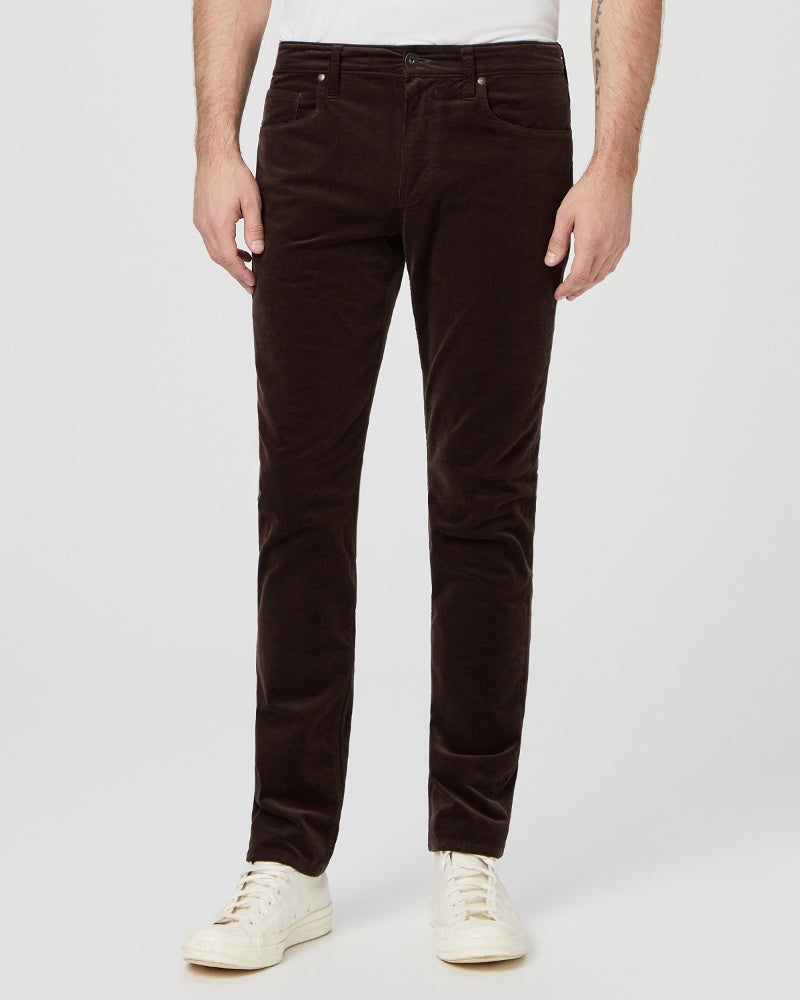Deep Woods Brown Corduroy – Lennox Slim Fit Jeans - PAIGE - Boutique Jacques Last Call