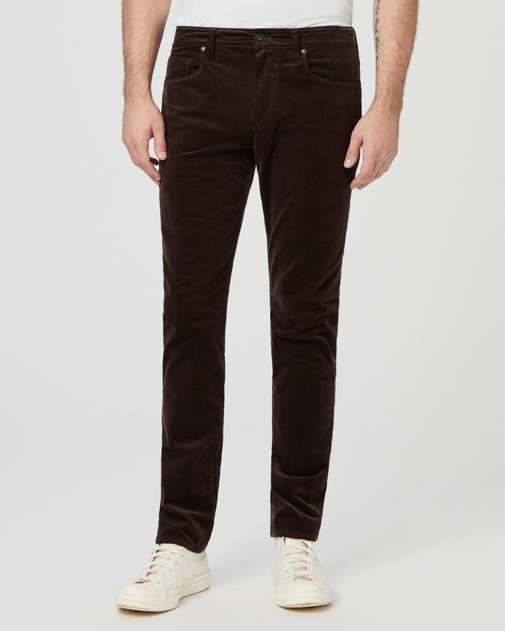 Deep Woods Brown Corduroy – Lennox Slim Fit Jeans - PAIGE - Boutique Jacques Last Call