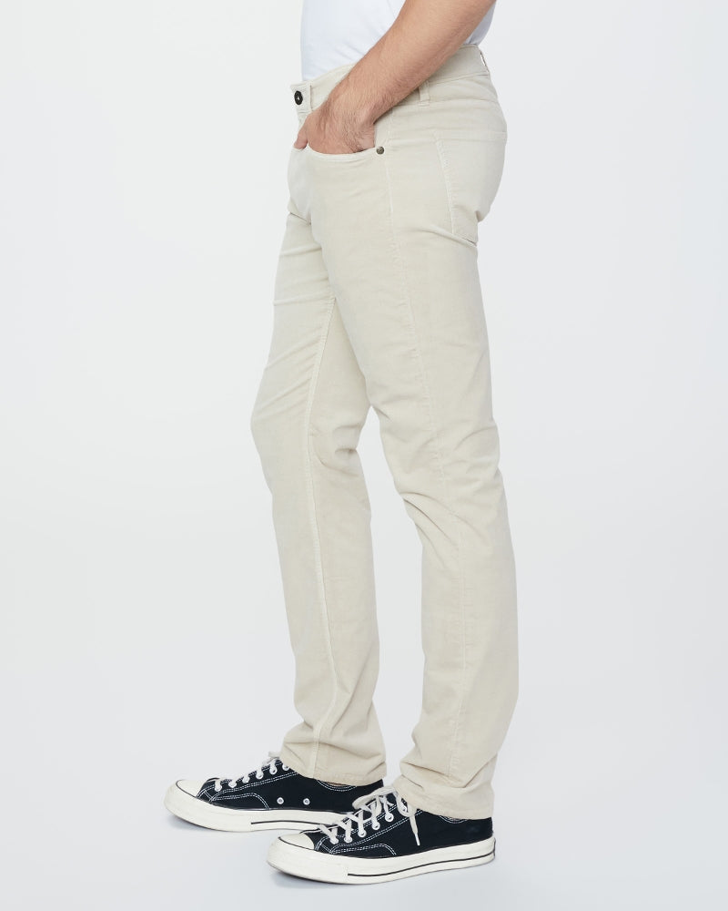 Ivory Cream Corduroy – Lennox Slim Fit Jeans - PAIGE - Boutique Jacques Last Call