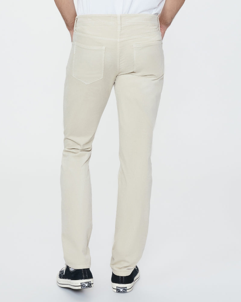 Ivory Cream Corduroy – Lennox Slim Fit Jeans - PAIGE - Boutique Jacques Last Call