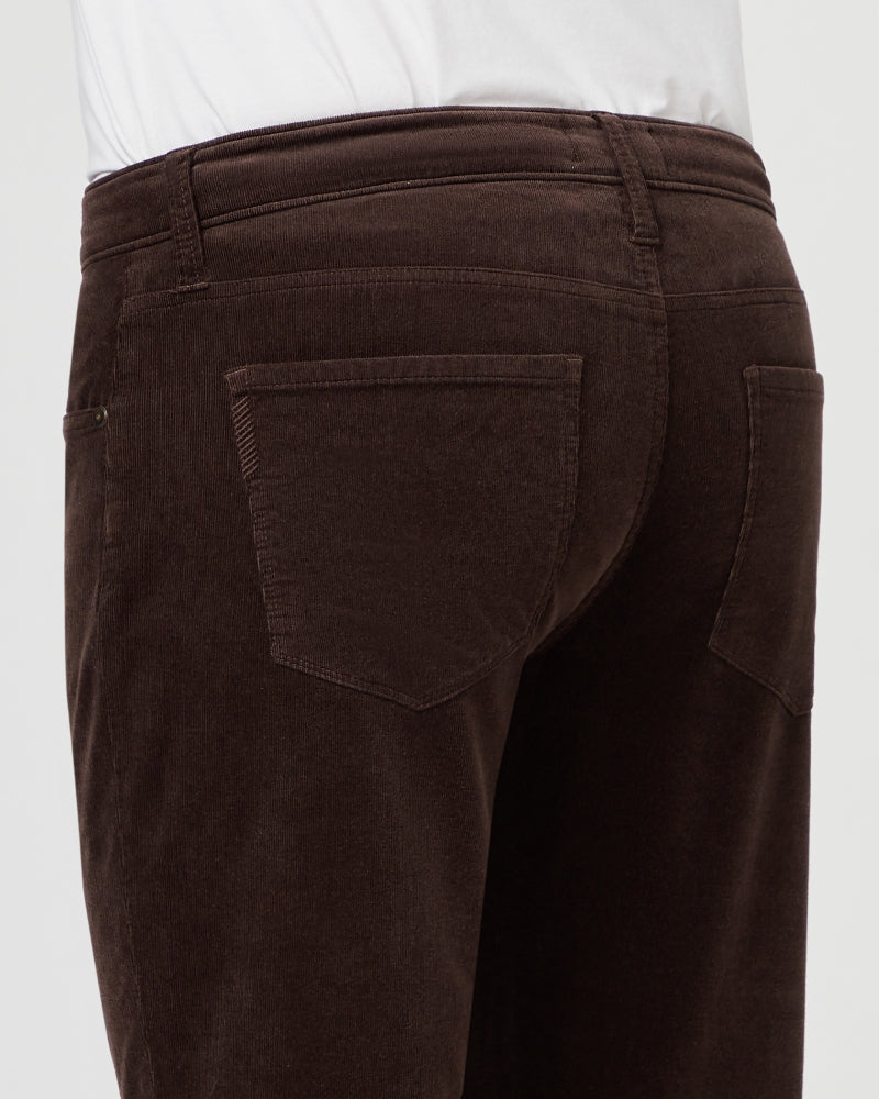 Deep Woods Brown Corduroy – Lennox Slim Fit Jeans - PAIGE - Boutique Jacques Last Call