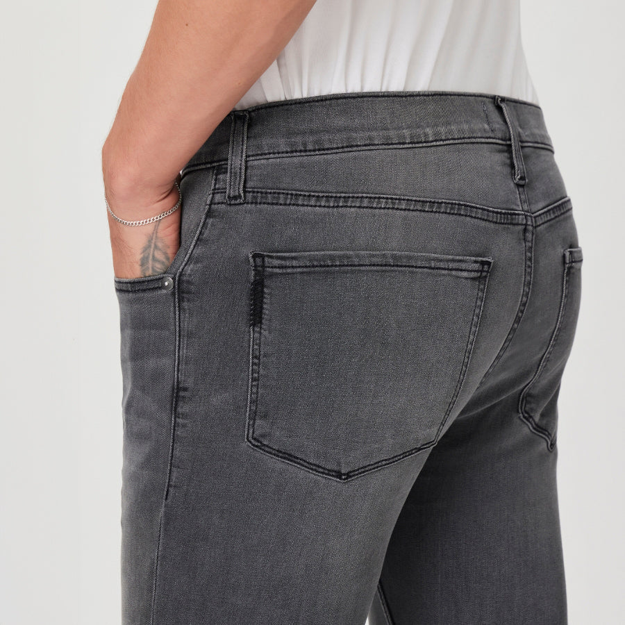 Mid Gray Jimson Transcend Lennox Slim Fit Jeans - PAIGE - Boutique Jacques Last Call