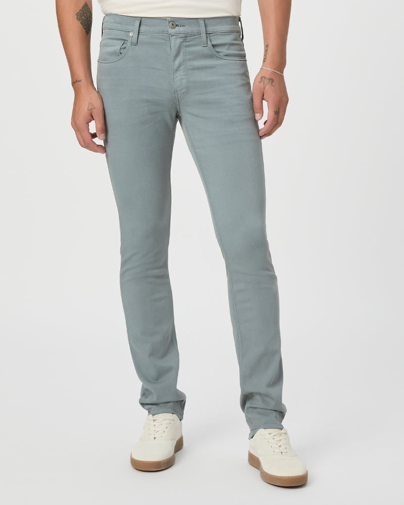 Lennox - Evening Hills Green - Slim Fit Five Pocket Jean - PAIGE - Boutique Jacques Last Call