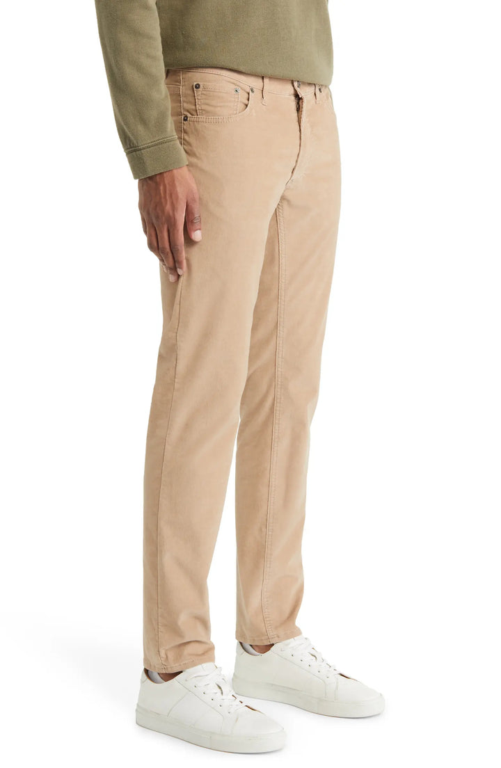 Beige Chuck Five-Pocket Slim Fit Corduroy Pants - Brax - Boutique Jacques Last Call