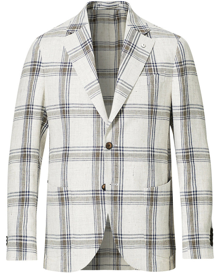 Linen Unconstructed Contemporary Fit Sport Coat