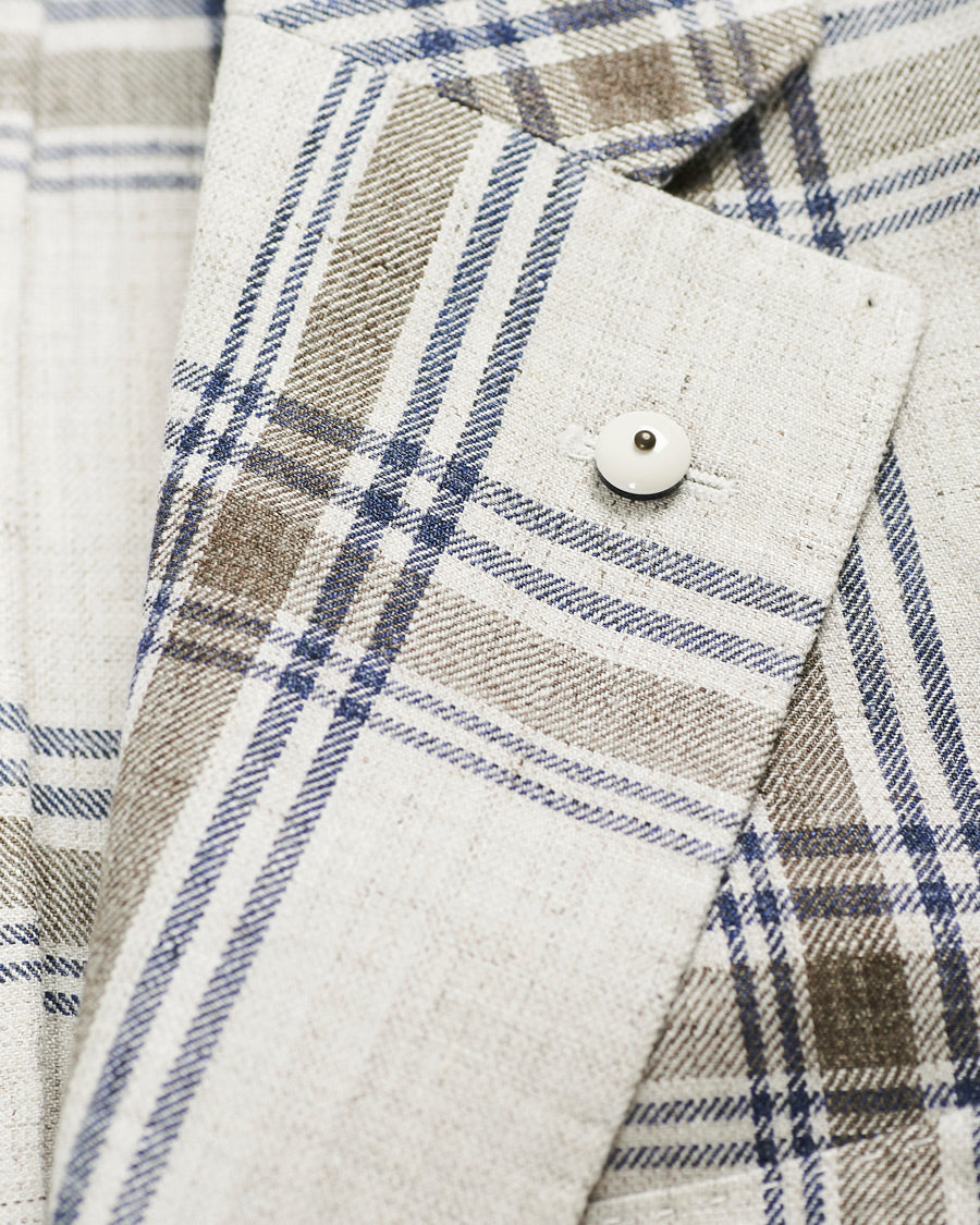 Linen Unconstructed Contemporary Fit Sport Coat