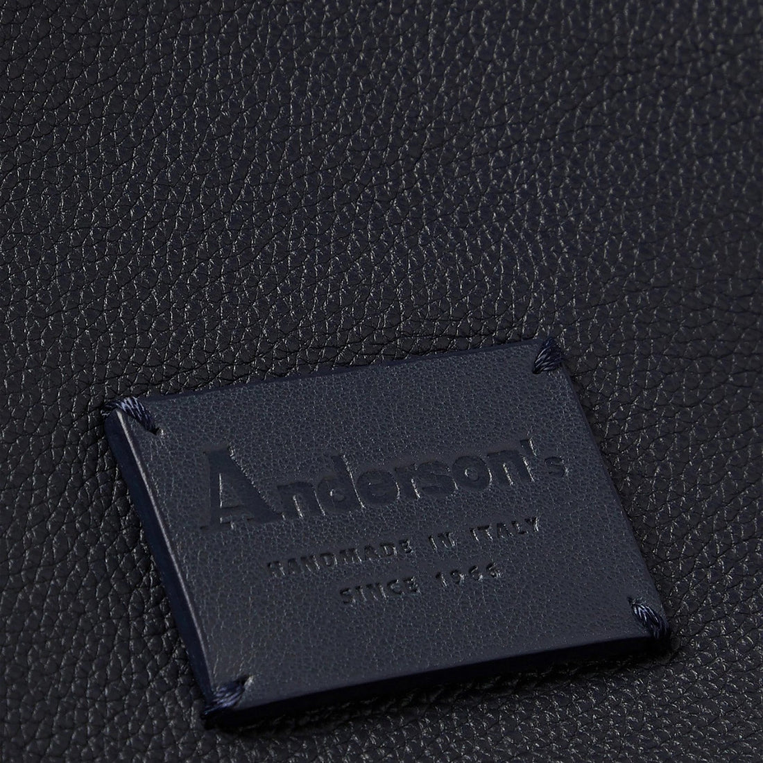 Navy Calf-Leather & Nubuck Business-Casual Backpack - Anderson's