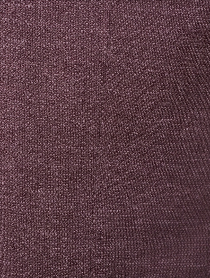 Cranberry Comfortwear Knit Hartford Contemporary Fit Unconstructed Sport Coat - Jack Victor