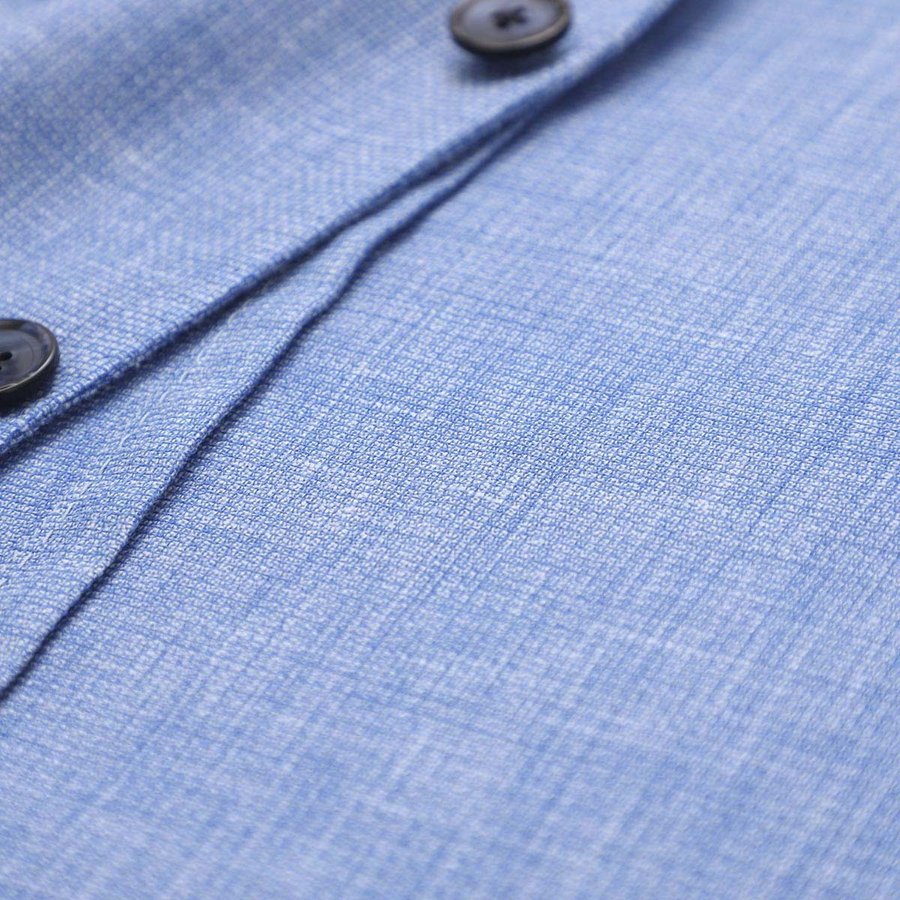 Blue Mélange Wool Blend Sport Coat Contemporary Fit - L.B.M 1911 - Boutique Jacques Last Call