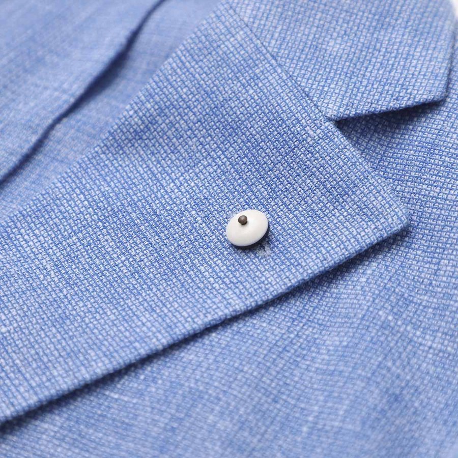 Blue Mélange Wool Blend Sport Coat Contemporary Fit - L.B.M 1911 - Boutique Jacques Last Call