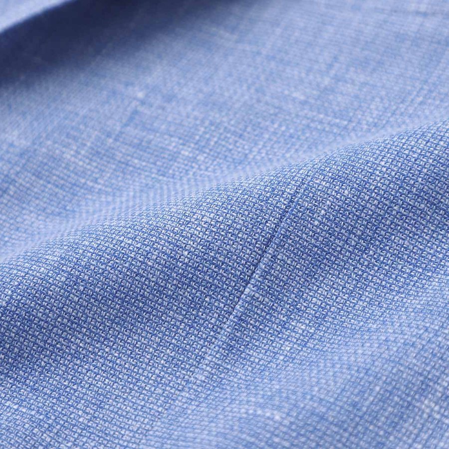 Blue Mélange Wool Blend Sport Coat Contemporary Fit - L.B.M 1911 - Boutique Jacques Last Call