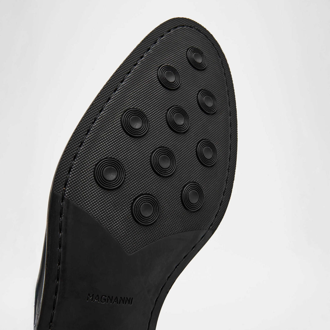Black Java Chelsea Leather Boots - Magnanni