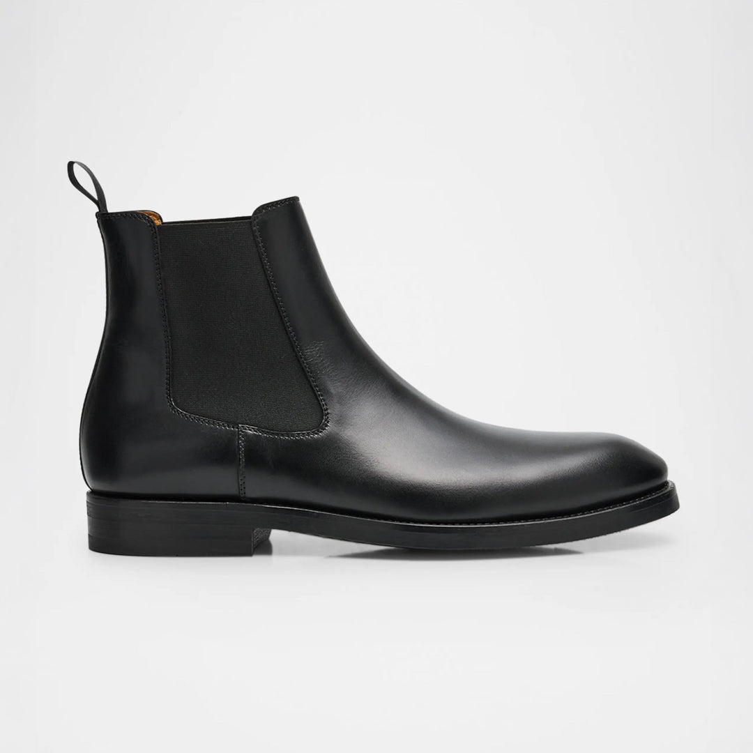 Black Java Chelsea Leather Boots - Magnanni - Boutique Jacques Last Call