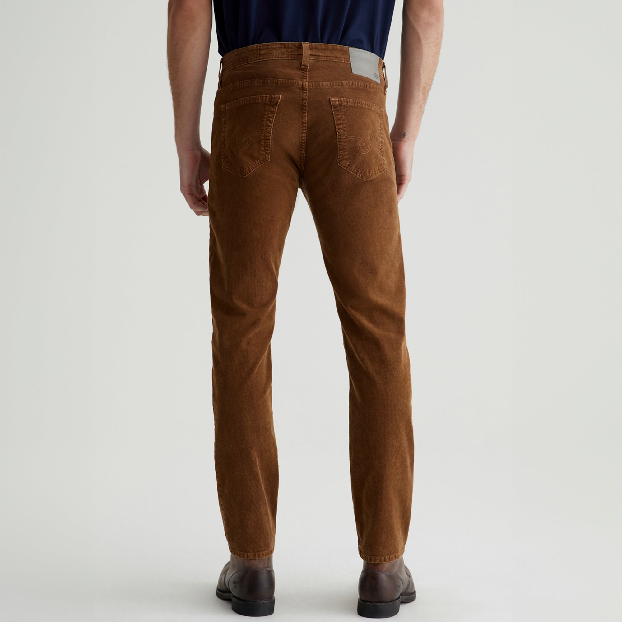 Sulfur Roasted Acorn Modern Slim Tellis Corduroy Pants - AG - Boutique Jacques Last Call