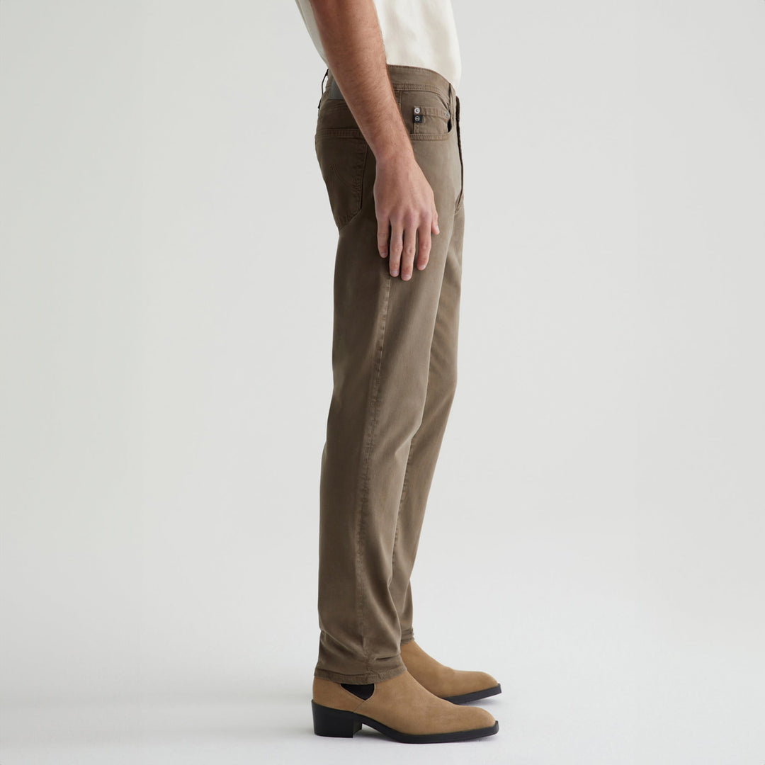 Sulfur Faded Ashwood (Tan) Modern Slim Tellis Sueded Pants - AG