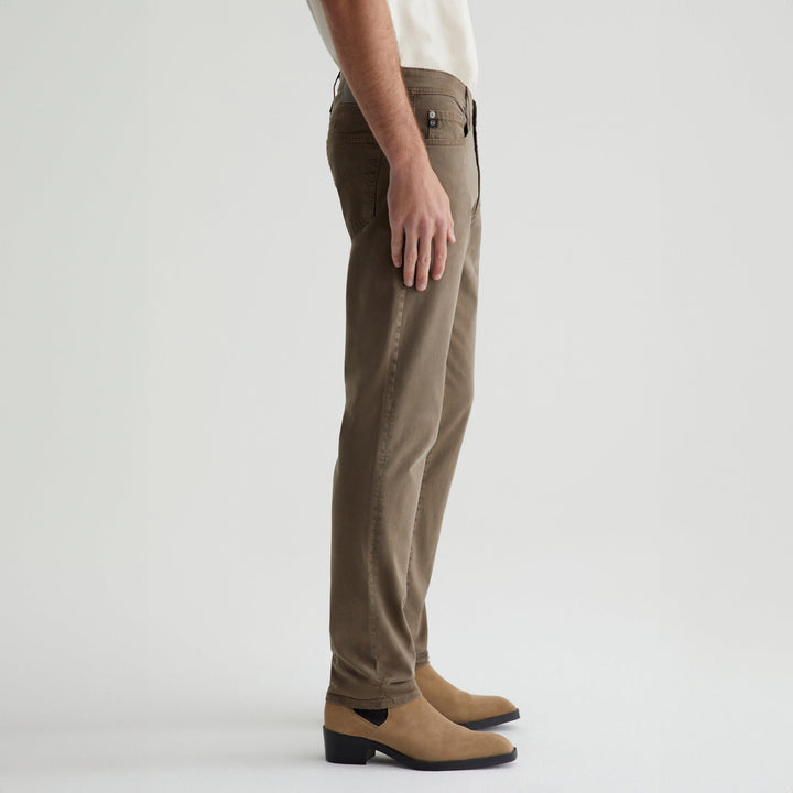 Sulfur Faded Ashwood (Tan) Modern Slim Tellis Sueded Pants - AG