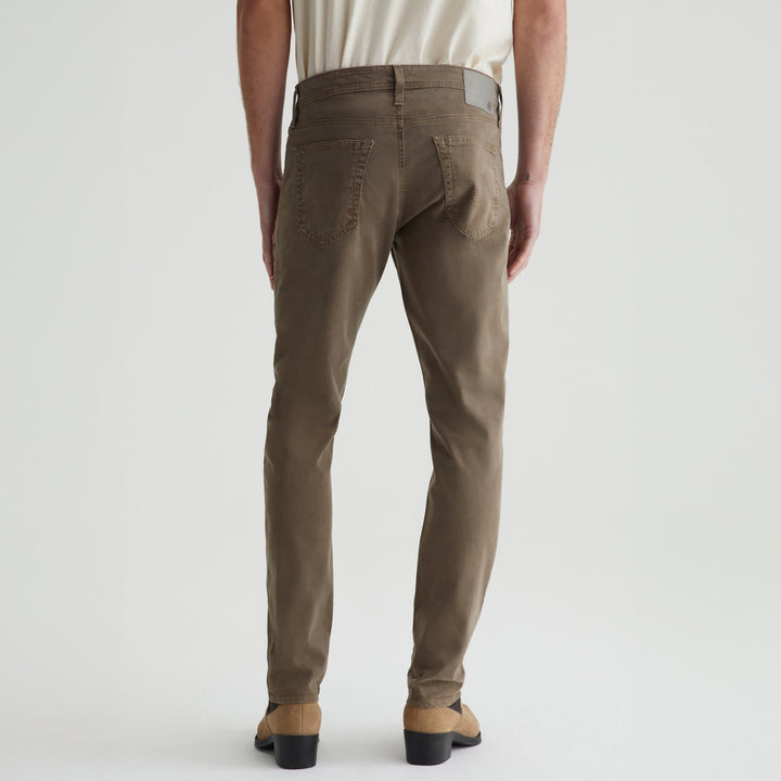 Sulfur Faded Ashwood (Tan) Modern Slim Tellis Sueded Pants - AG