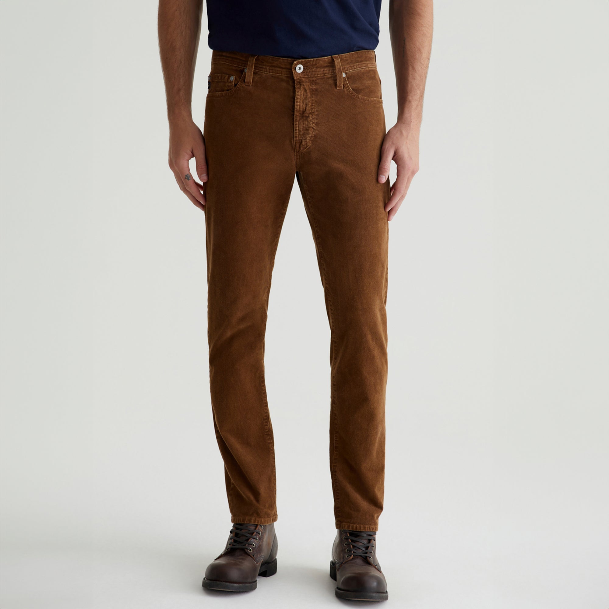 Sulfur Roasted Acorn Modern Slim Tellis Corduroy Pants - AG - Boutique Jacques Last Call