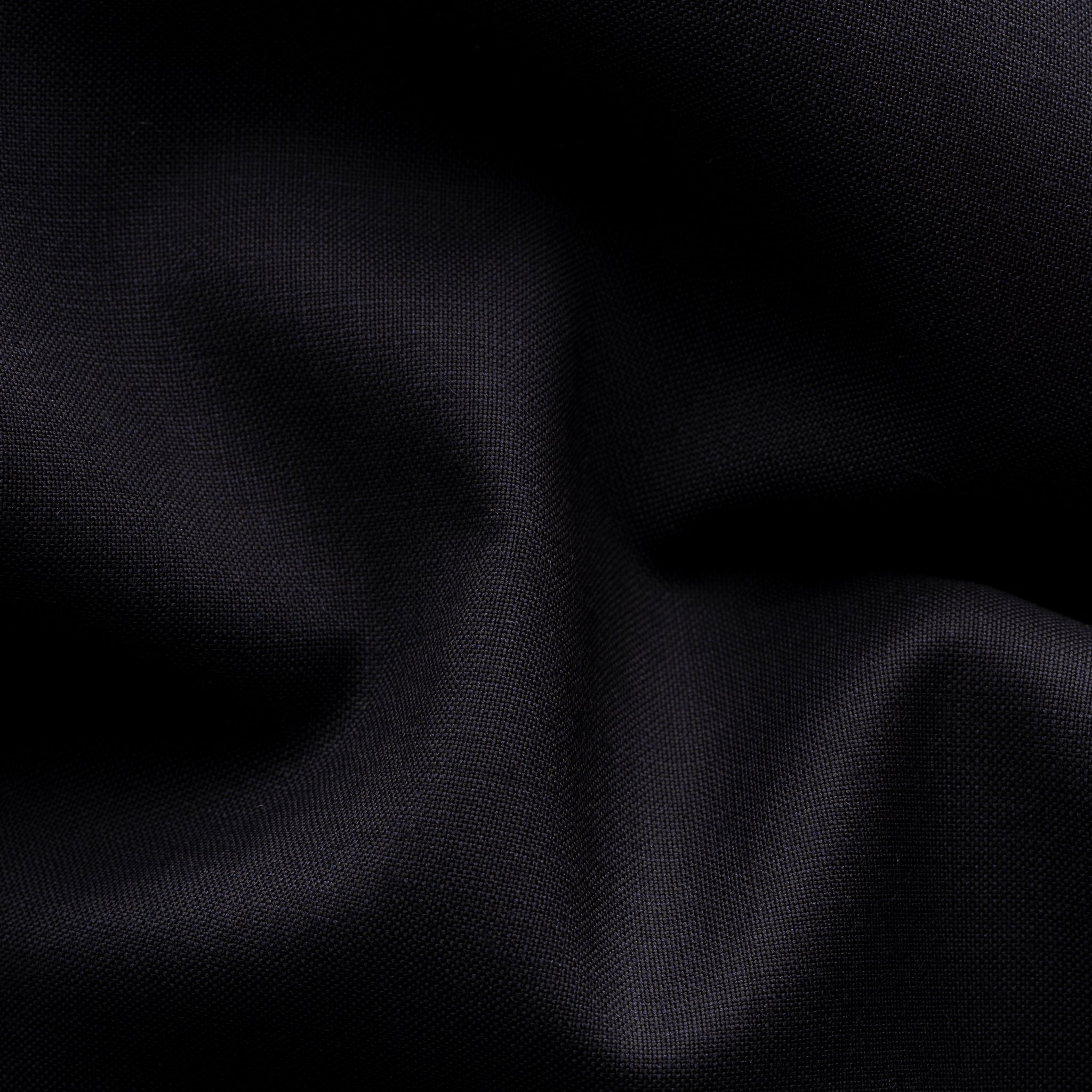 Midnight Blue Solid Merino Cashmere Slim Fit Shirt - ETON